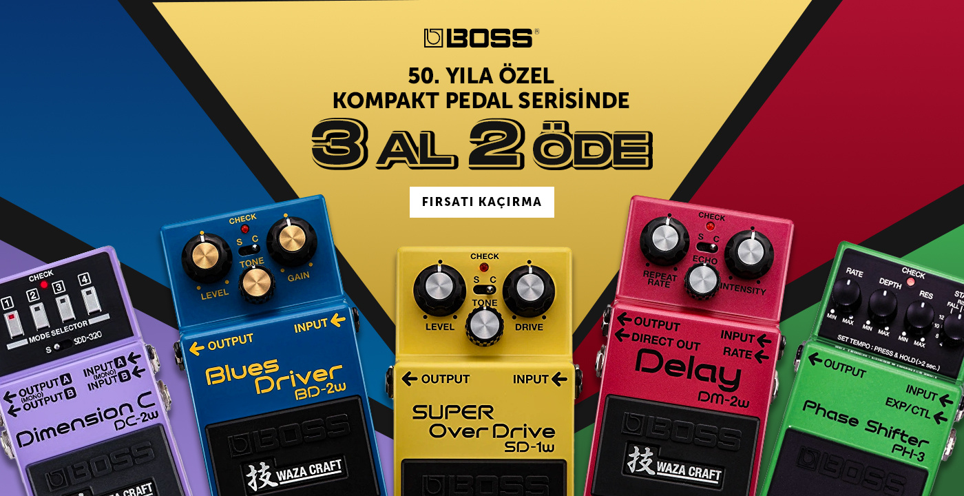Boss Pedallarda 3 Al 2 Öde!